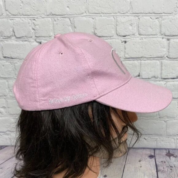 Ducks Unlimited Hat Cap Strap Back Women Pink Embroidered Logo - Picture 4 of 9